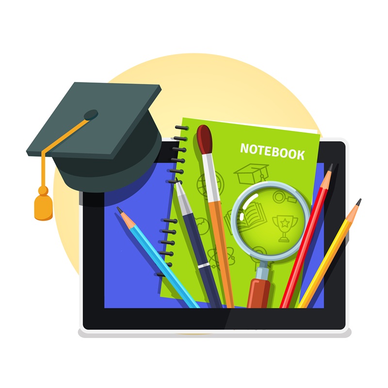 Students preparing for exams